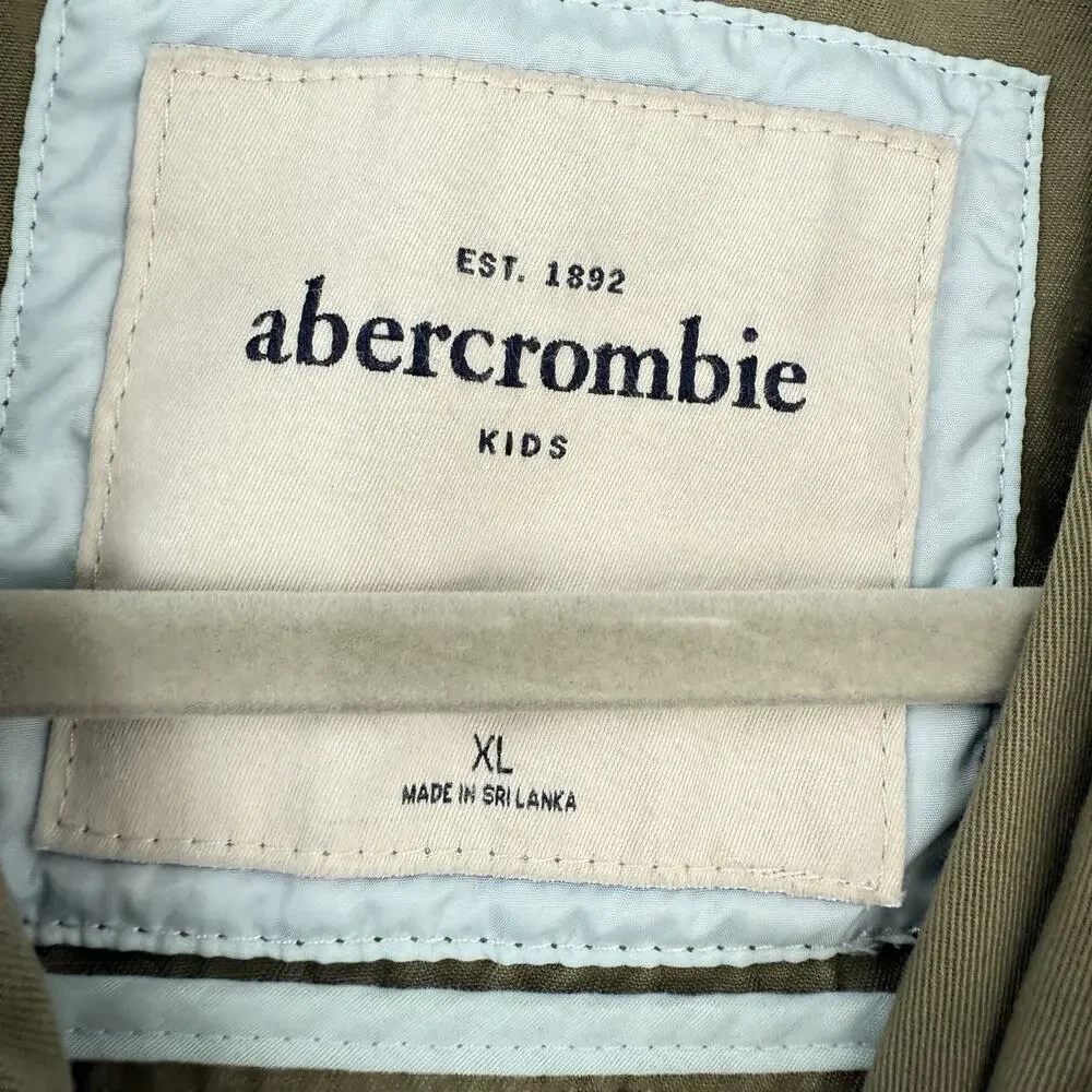 Abercrombie Utility Jacket Girls XL Women XS Olive Green Bella Swan Twilight